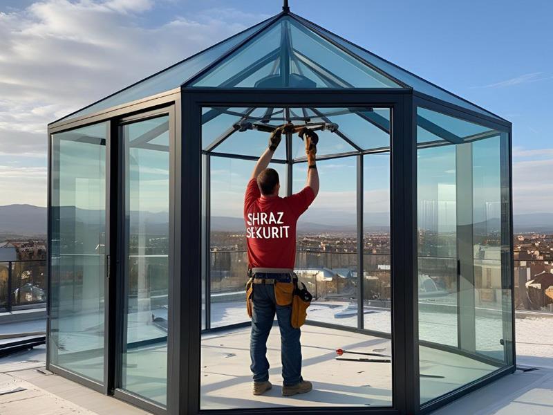 آلاچیق شیشه‌ای | زیبایی مدرن و کاربرد بی‌وقفه در چهار فصل